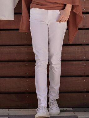 DEPARTMENT FIVE Drake 5-Pocket Super Slim White Jeans Made in Italy Size 34